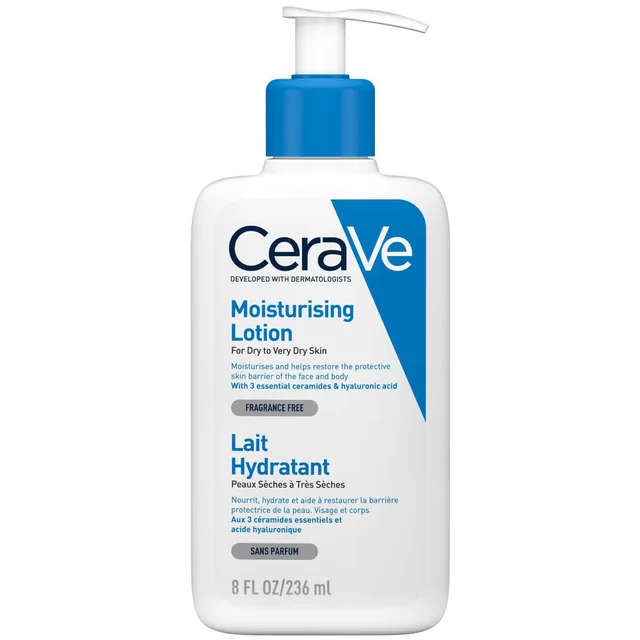 CeraVe Moisturising Lotion with Ceramides for Dry to Very Dry Skin nawilżający lotion do skóry suchej i bardzo suchej 236 ml