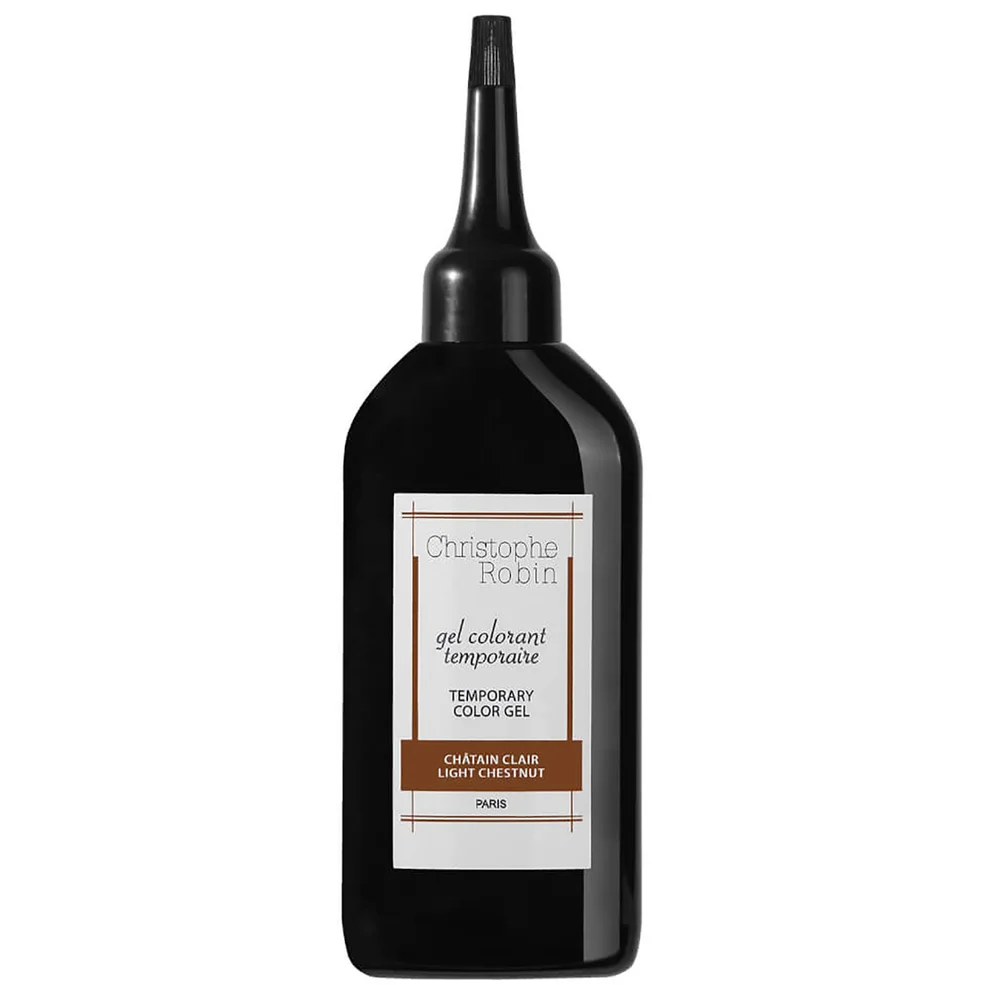 Christophe Robin Temporary Color Gel zmywalna farba w żelu – Light Chestnut Zdjęcie 1