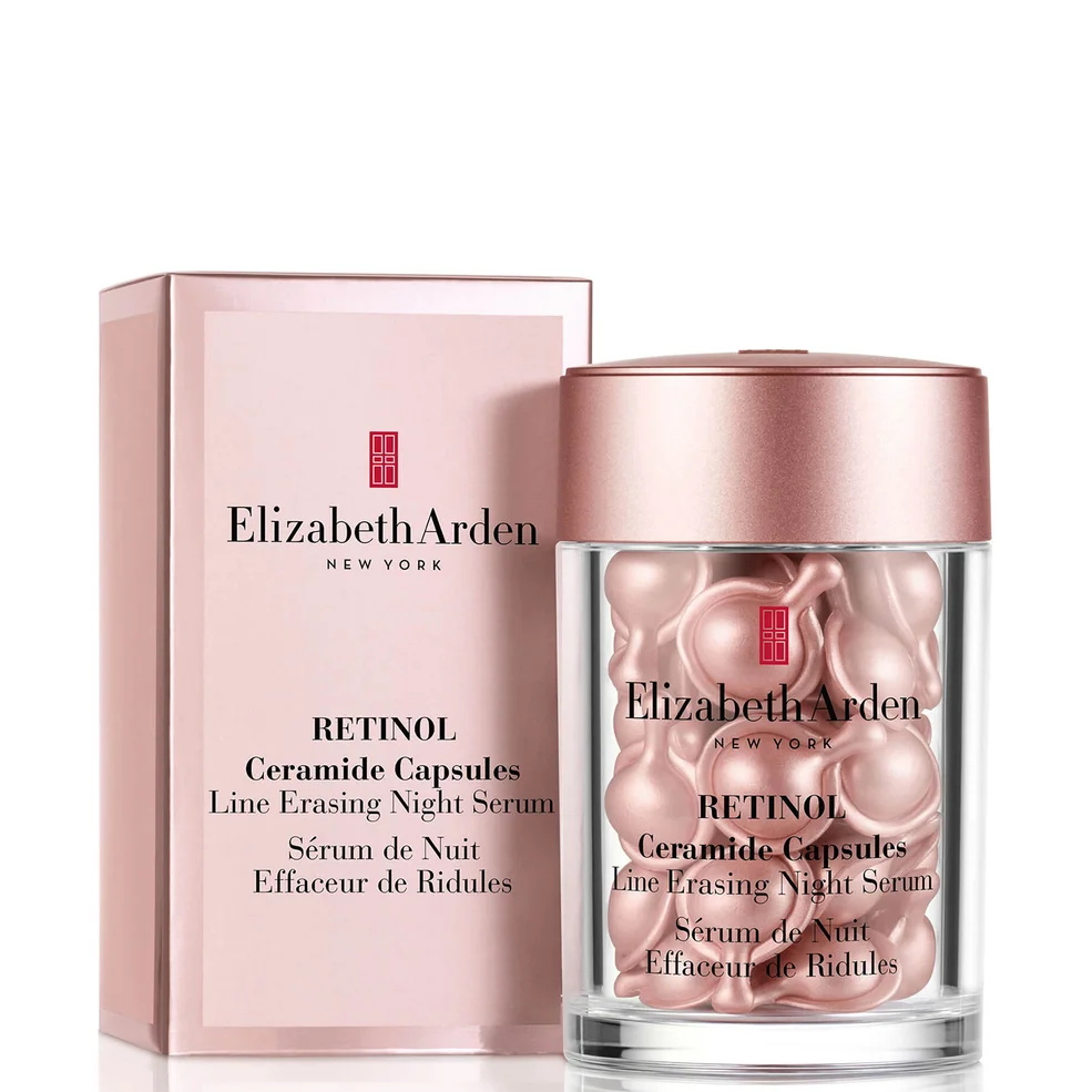 Elizabeth Arden Retinol Ceramide Capsules Line Erasing Night Serum (w tubie) serum z retinolem na noc – 30 kapsułek Zdjęcie 1