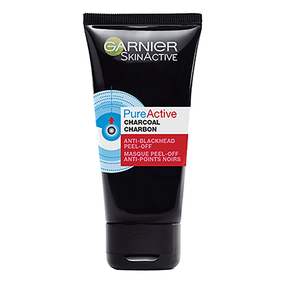 Garnier Pure Active Anti Blackhead Charcoal Peel Off Face Mask maska do twarzy z węglem przeciw zaskórnikom Zdjęcie 1