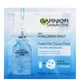 Garnier Fresh-Mix Replumping Face Sheet Shot Mask with Hyaluronic Acid maseczka w płachcie na twarz z kwasem hialuronowym 33 g
