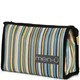 men-ü Stripes Toiletry Bag męska kosmetyczka – Grey/Blue/Yellow