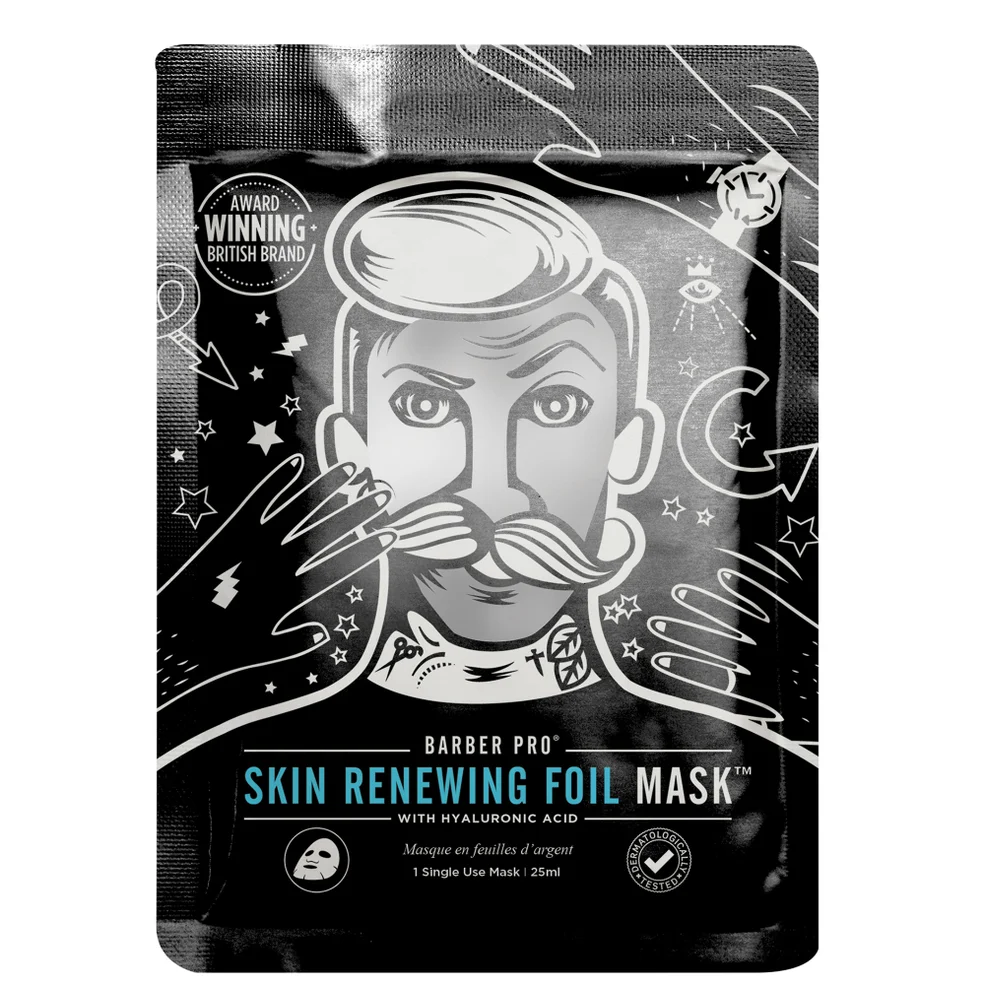 BARBER PRO Skin Renewing Foil Mask maska odnawiająca 30 g Zdjęcie 1