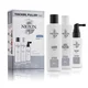NIOXIN 3-Part System Trial Kit 1 for Natural Hair with Light Thinning zestaw 3 produktów do pielęgnacji włosów