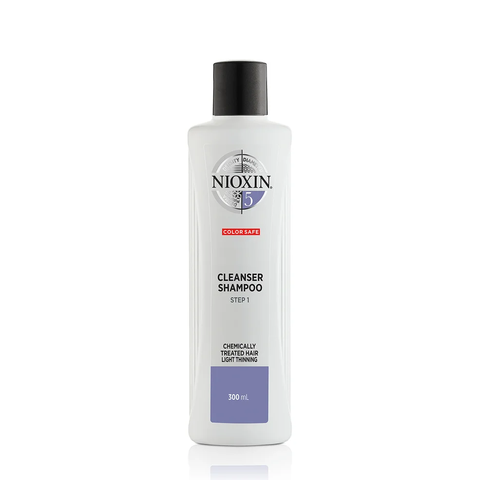 NIOXIN 3-Part System 5 Cleanser Shampoo szampon do włosów po zabiegach z lekkim przerzedzeniem 300 ml Zdjęcie 1