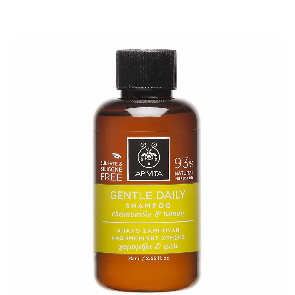 APIVITA Holistic Hair Care Mini Gentle Daily Shampoo delikatny szampon – German Chamomile & Honey 75 ml Zdjęcie 1