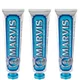 Marvis Aquatic Mint Toothpaste Bundle pasta do zębów (3 x 85 ml)