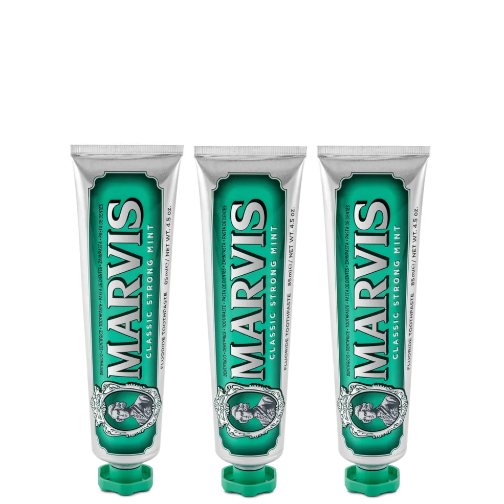 Marvis Classic Strong Mint Toothpaste Bundle pasta do zębów (3 x 85 ml) Zdjęcie 1