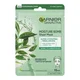 Garnier Moisture Bomb Green Tea Hydrating Sheet Mask nawadniająca maseczka w płachcie z zieloną herbatą 32 g