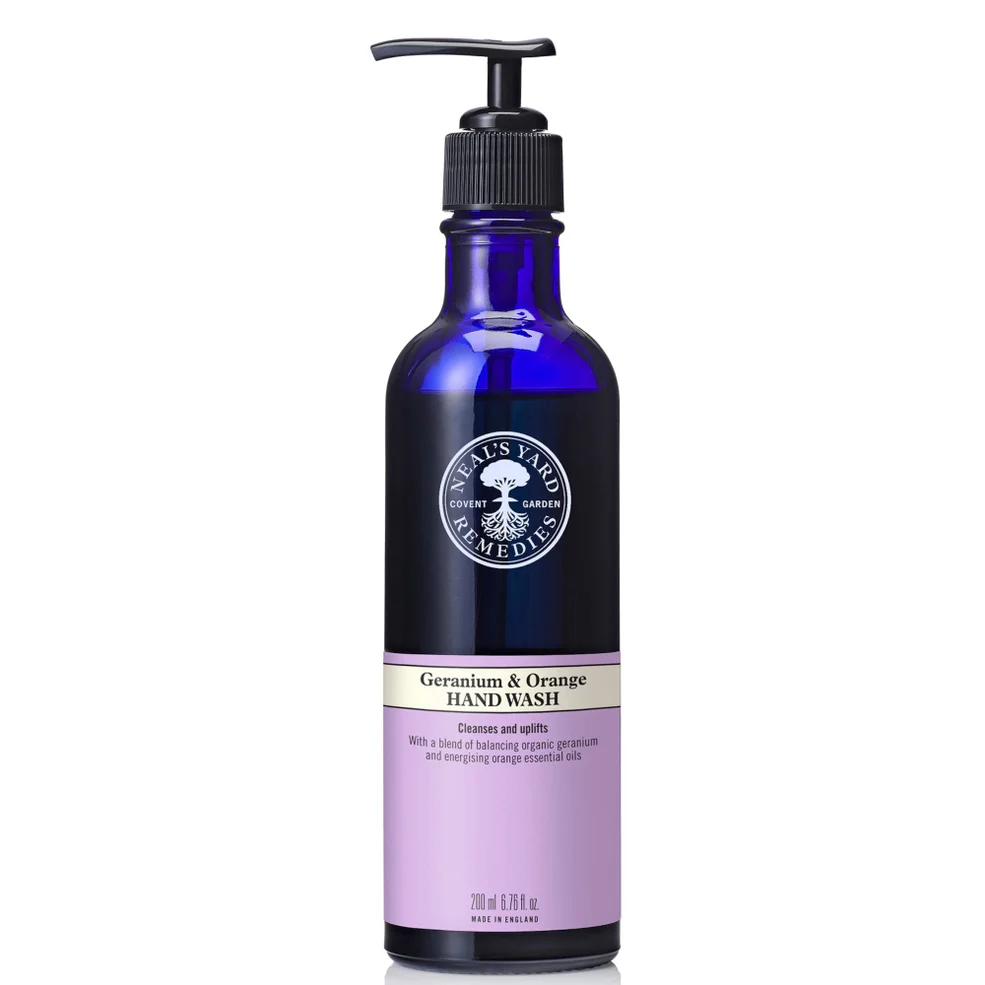 Neal's Yard Remedies Geranium and Orange Hand Wash mydło w płynie 200 ml Zdjęcie 1