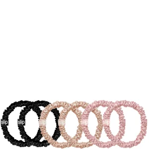 Slip Skinnies wąskie gumki do włosów – różne kolory (6 szt.) - undefined undefined