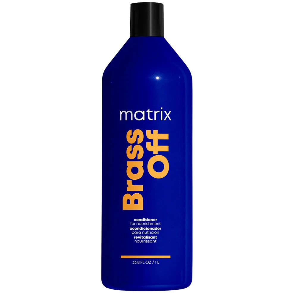Matrix Total Results Brass Off Brunette Blue Conditioner for Lightened Brunette Hair odżywka do włosów 1000 ml Zdjęcie 1