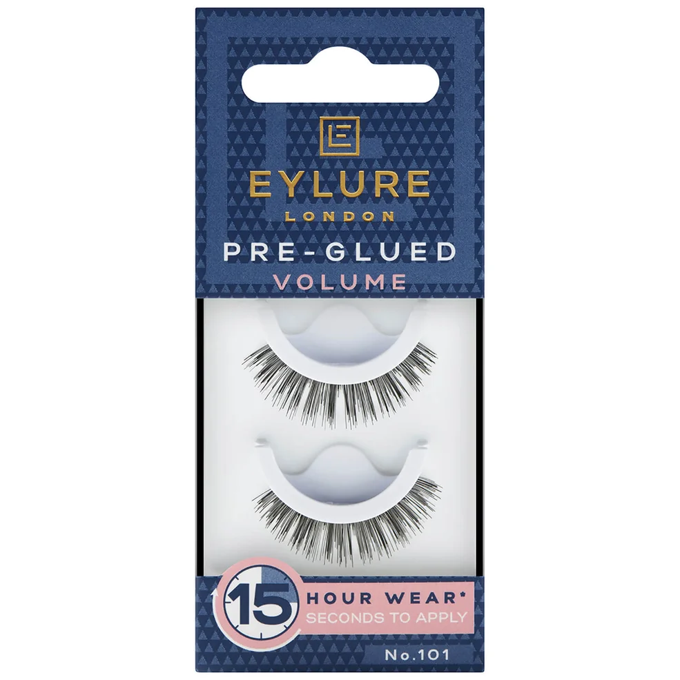 Eylure Pre-Glued False Lashes - Volume No. 101 Zdjęcie 1