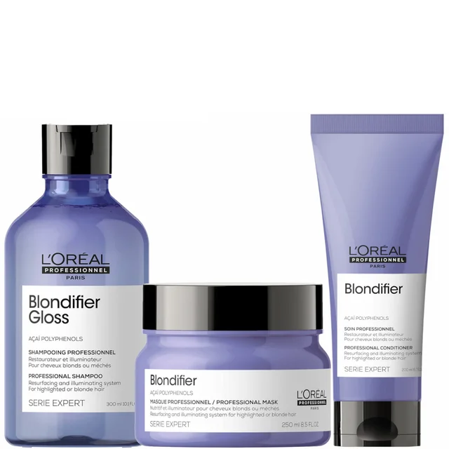 L'Oréal Professionnel Serie Expert Blondifier Trio zestaw 3 produktów do włosów blond