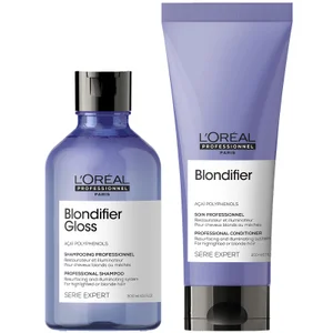 L'Oréal Professionnel Serie Expert Blondifier Gloss Shampoo and Conditioner Duo szampon i odżywka do włosów blond - undefined undefined