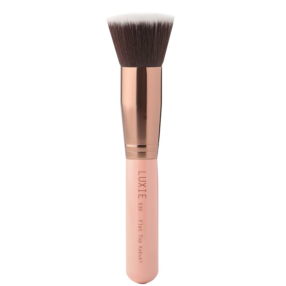Luxie 530 Flat Top Kabuki Brush - Rose Gold Zdjęcie 1