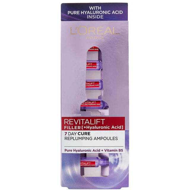 L'Oréal Paris Revitalift Filler Replumping Ampoules ampułki ujędrniające 7 x 1,3 ml