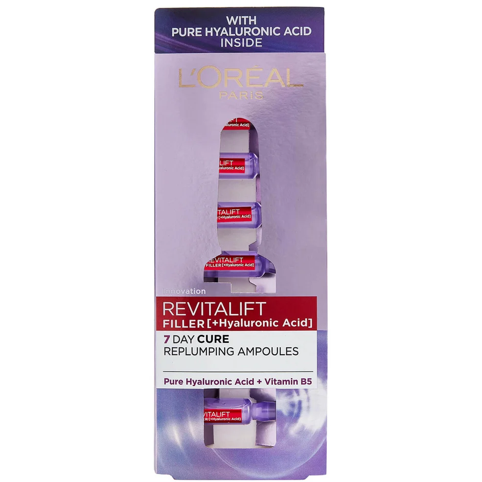 L'Oréal Paris Revitalift Filler Replumping Ampoules ampułki ujędrniające 7 x 1,3 ml Zdjęcie 1