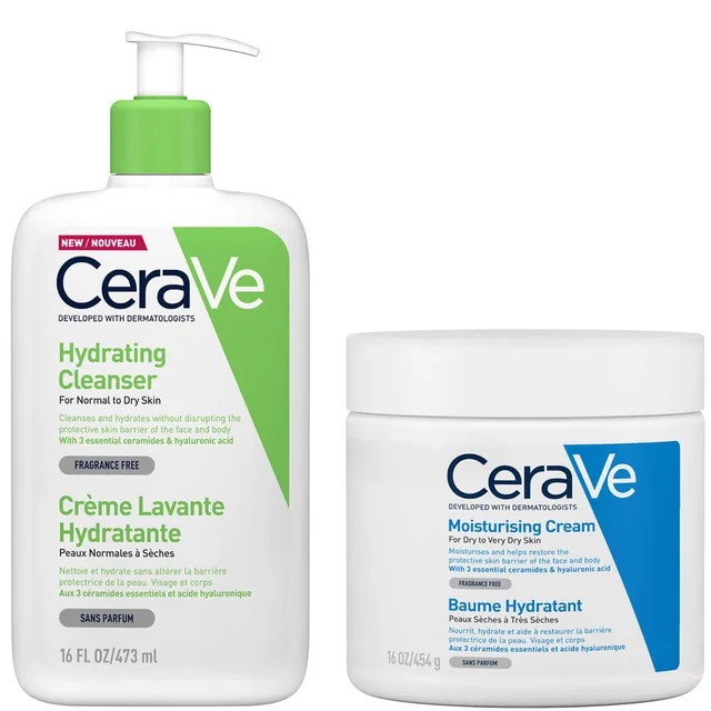 CeraVe Large Sizes Duo zestaw 2 produktów w dużych opakowaniach