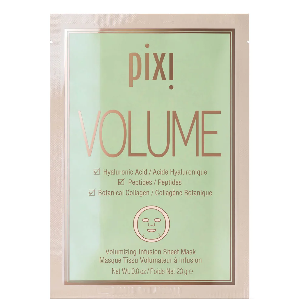 PIXI VOLUME Collagen Boost Sheet Mask maska kolagenowa w płachcie (3 sztuki) Zdjęcie 1