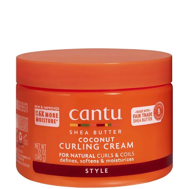 Cantu Shea Butter for Natural Hair Coconut Curling Cream krem do włosów kręconych z kokosem 340 g