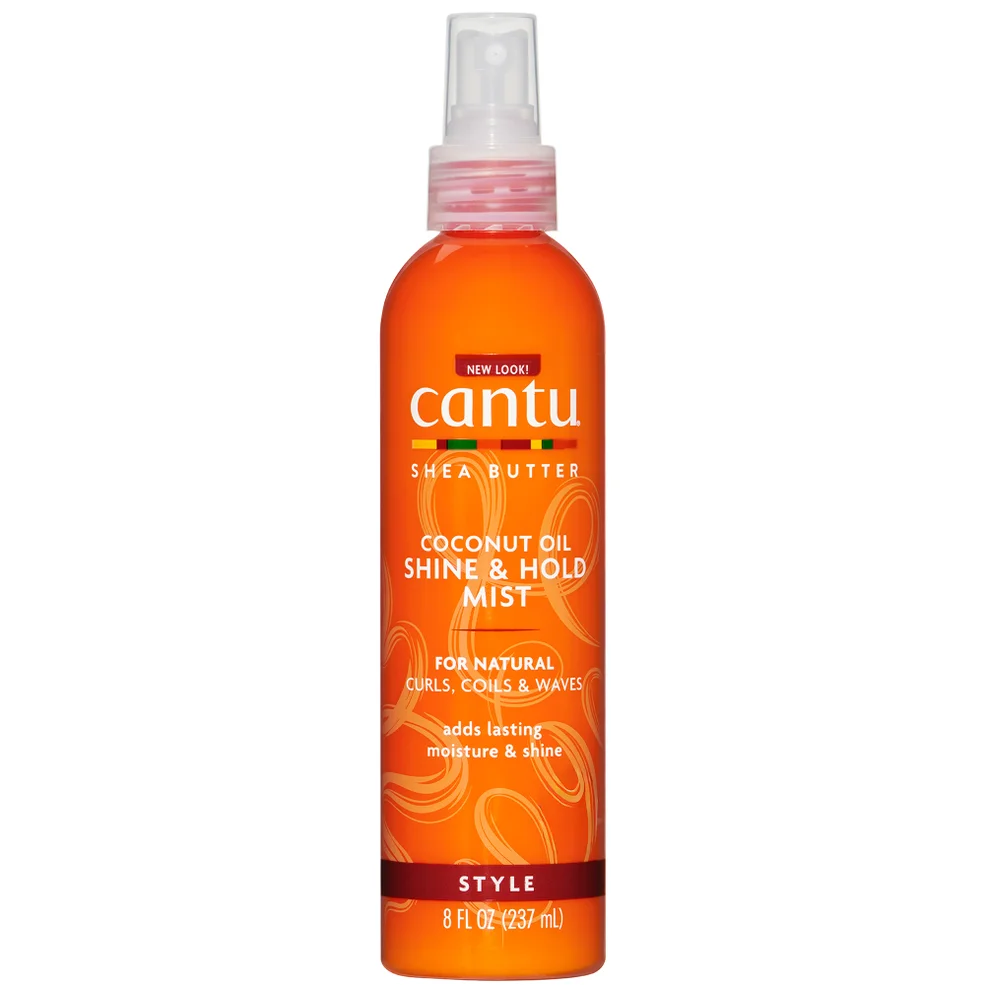 Cantu Shea Butter for Natural Hair Coconut Oil Shine & Hold Mist mgiełka stylizująca i nadająca włosom połysk 237 ml Zdjęcie 1