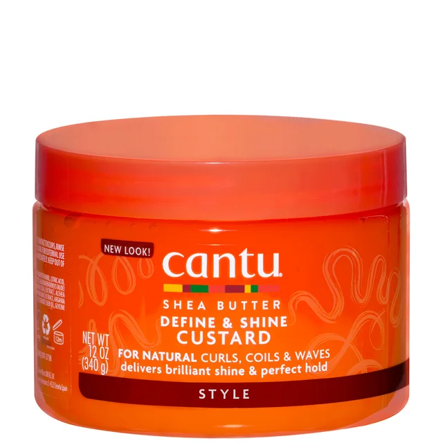 Cantu Shea Butter for Natural Hair Define & Shine Custard krem do stylizacji nadający włosom połysk 340 g