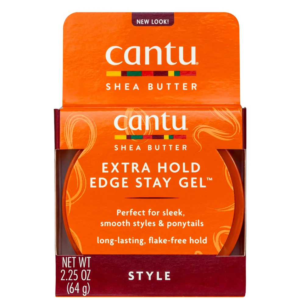 Cantu Shea Butter for Natural Hair Extra Hold Edge Stay Gel Zdjęcie 1