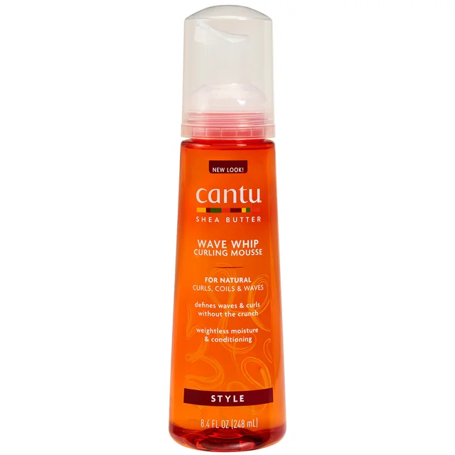 Cantu Shea Butter for Natural Hair Wave Whip Curling Mousse pianka do naturalnych włosów kręconych 248 ml