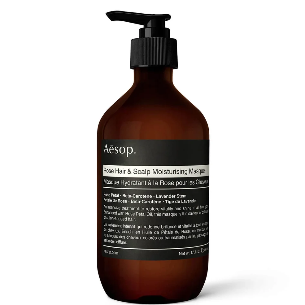 Aesop Rose Hair and Scalp Moisturising Masque nawilżająca maseczka do włosów i skóry głowy 500 ml Zdjęcie 1