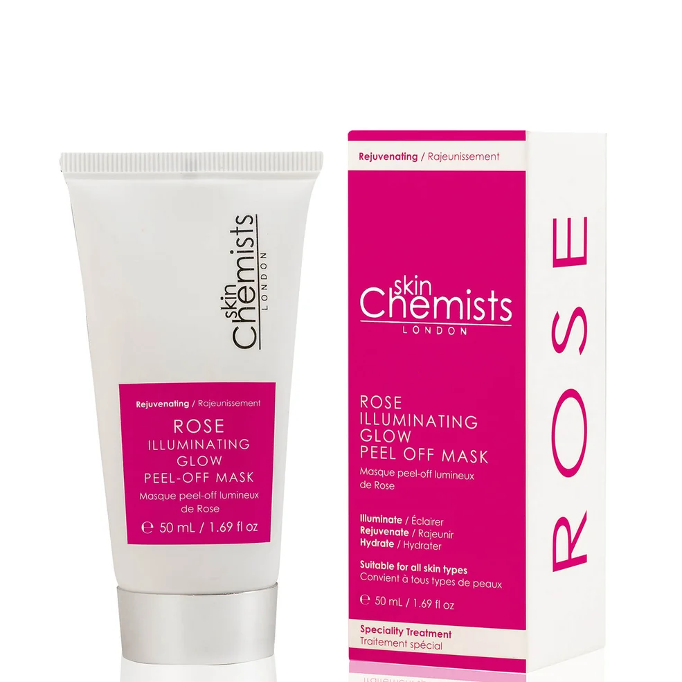 skinChemists Rose Illuminating Glow Peel-Off Mask 50ml Zdjęcie 1