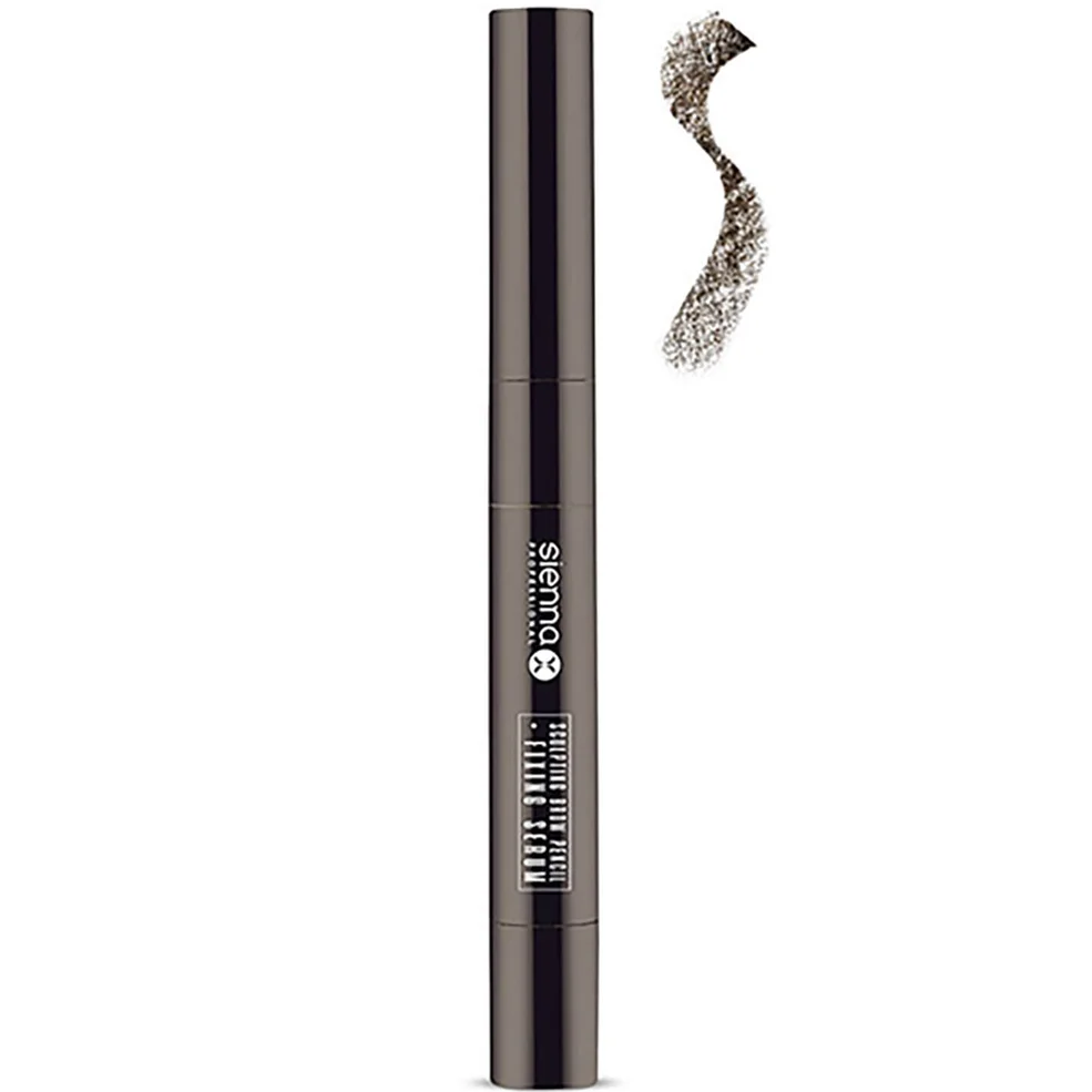Sienna X Sculpting Brow Pencil and Fixing Serum - Dark Brunette Zdjęcie 1