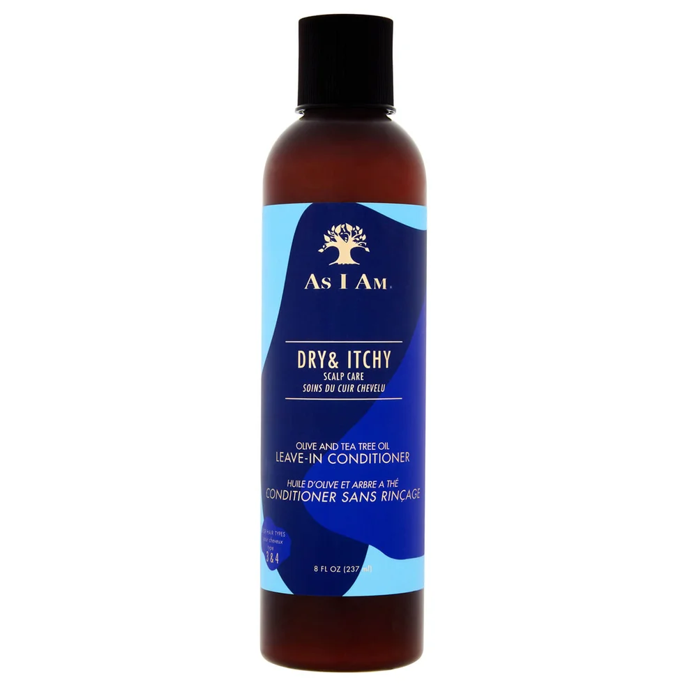 As I Am Dry and Itchy Scalp Care Olive and Tea Tree Oil Leave in Conditioner 237ml Zdjęcie 1