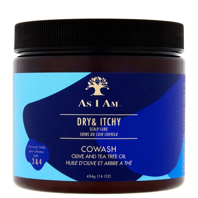 As I Am Dry and Itchy Scalp Care Olive and Tea Tree Oil Co-Wash produkt do mycia suchej i swędzącej skóry głowy 454 g