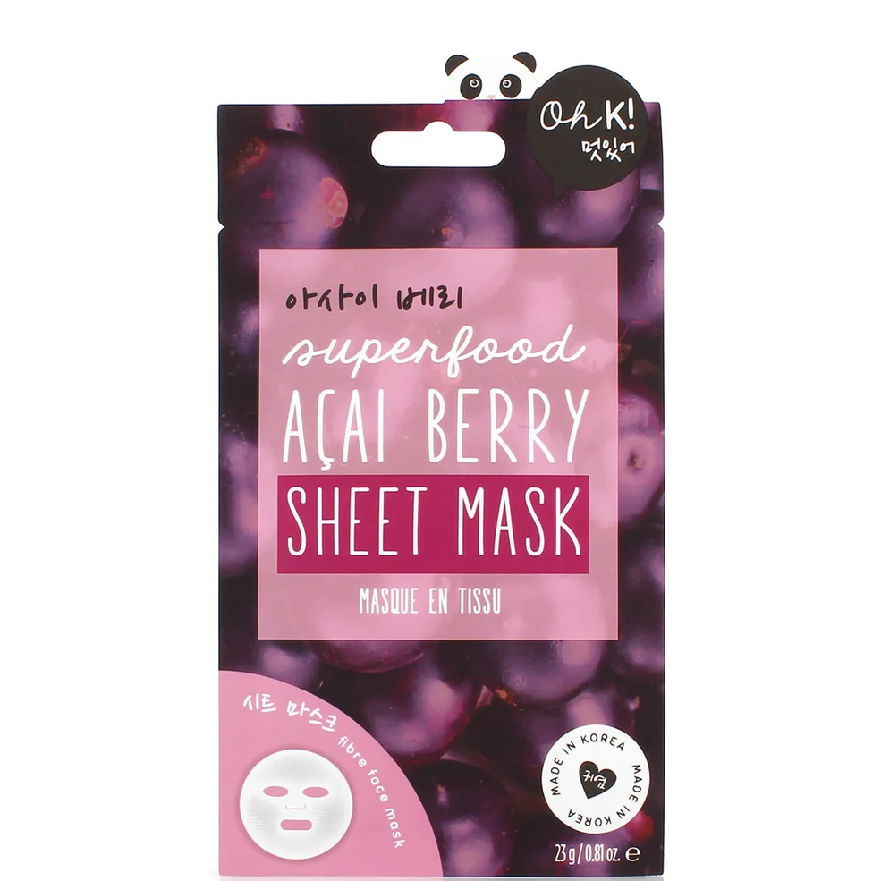 Oh K! Acai Sheet Mask 23g Zdjęcie 1