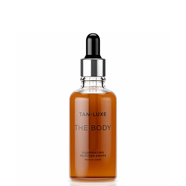Tan-Luxe The Body Illuminating Self-Tan Drops rozświetlający samoopalacz do ciała w kroplach 50 ml – Medium/Dark