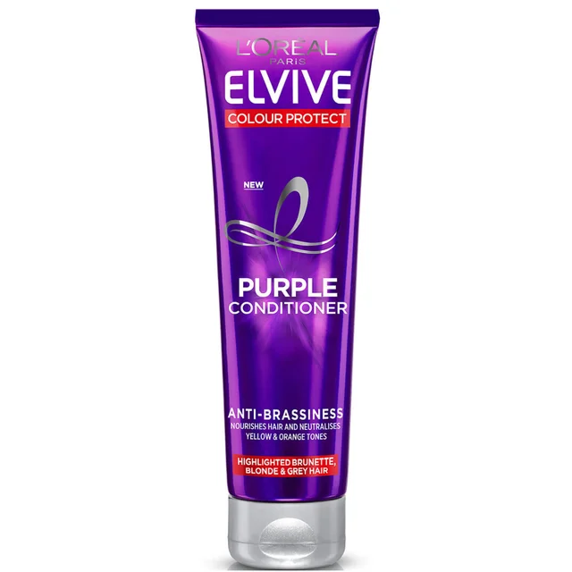 L'Oréal Paris Elvive Colour Protect Anti-Brassiness Purple Conditioner odżywka zapobiegająca zółknięciu włosów 150 ml