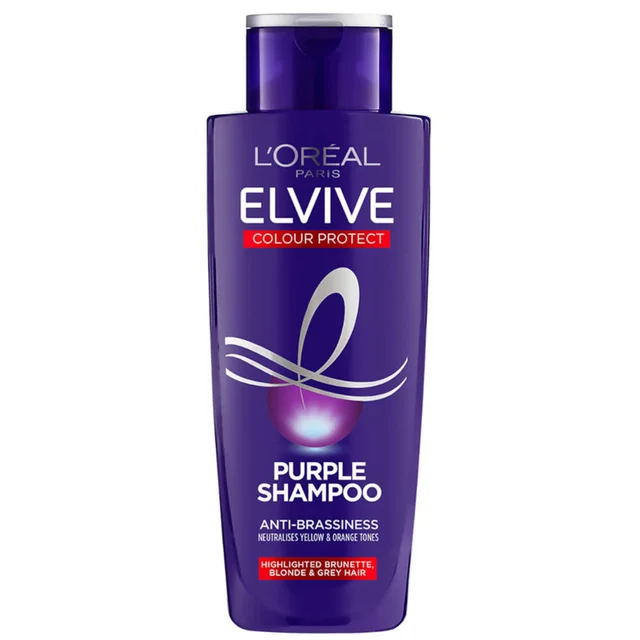 L'Oréal Paris Elvive Colour Protect Anti-Brassiness Purple Shampoo szampon zapobiegający zółknięciu włosów 200 ml