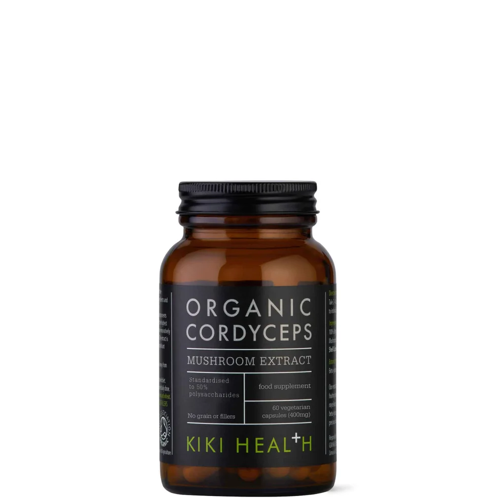 KIKI Health Organic Cordyceps Extract Mushroom (60 Vegicaps) Zdjęcie 1