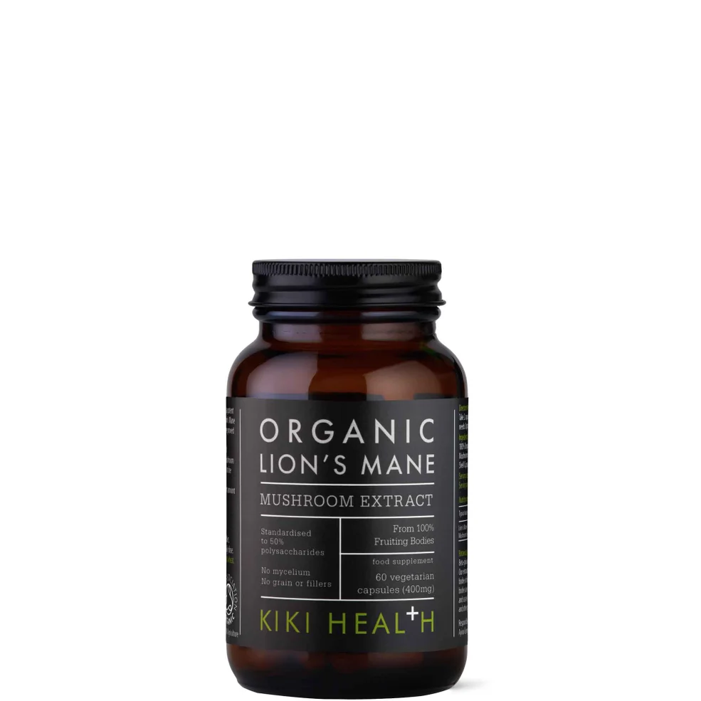 KIKI Health Organic Lion's Mane Extract Mushroom (60 Vegicaps) Zdjęcie 1