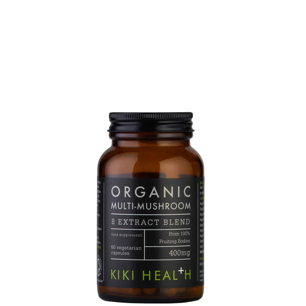 KIKI Health Organic Multi-Mushroom 8 Extract Blend (60 Vegicaps) Zdjęcie 1