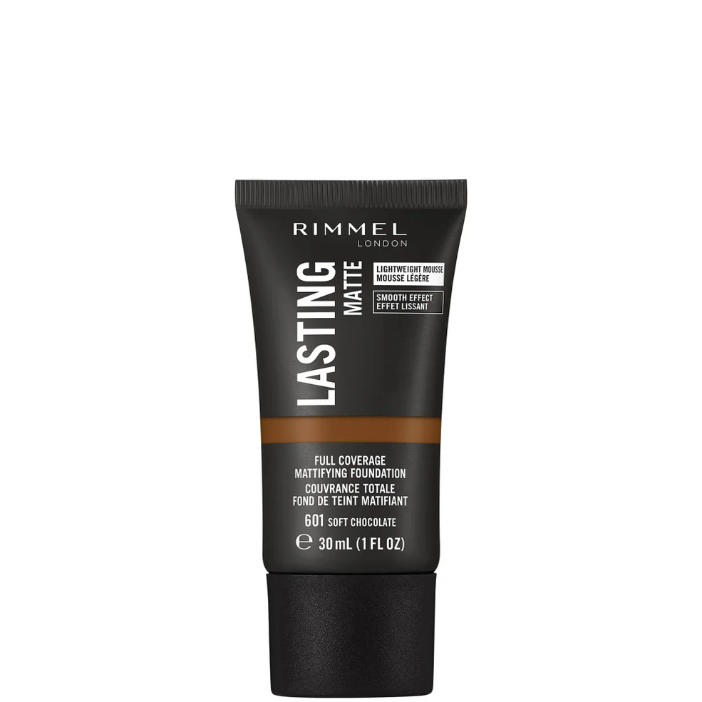 Rimmel London Lasting Matte Foundation - 601 Soft Chocolate Zdjęcie 1