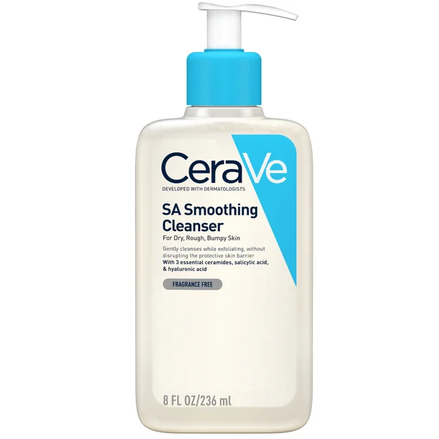 CeraVe SA Smoothing Cleanser with Salicylic Acid for Dry, Rough & Bumpy Skin wygładzający produkt oczyszczający 236 ml