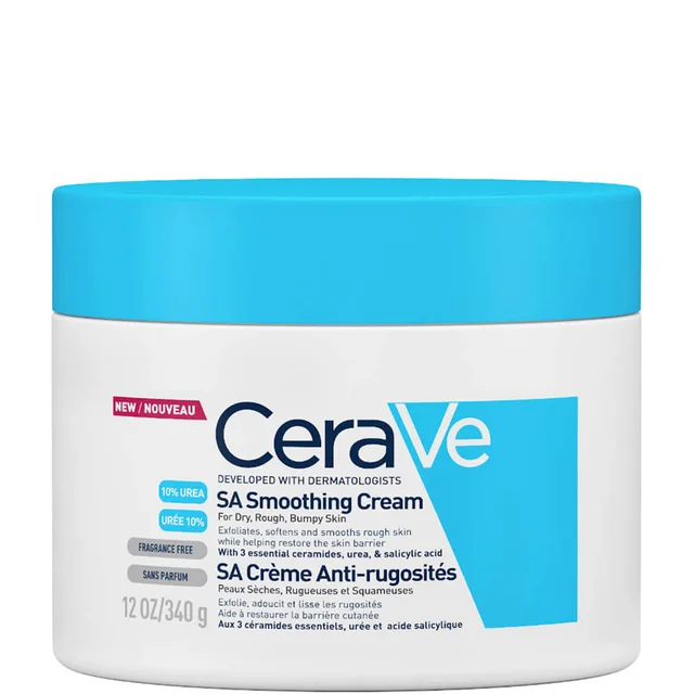CeraVe SA Smoothing Cream with Salicylic Acid for Dry, Rough & Bumpy Skin krem wygładzający z kwasem salicylowym 340 g