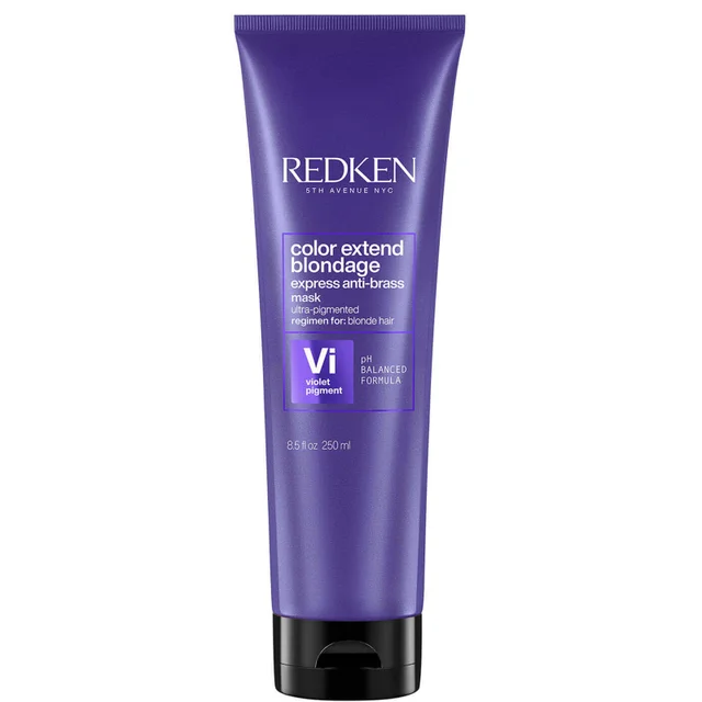 Redken Blondage Express Anti-Brass Mask maska usuwająca mosiężny odcień włosów 250 ml