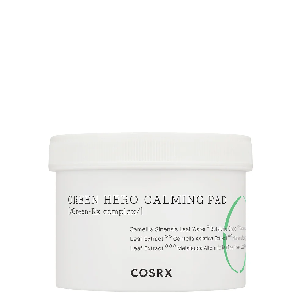 COSRX One Step Green Hero Calming Pad plastry uspokajające (70 plastrów) Zdjęcie 1