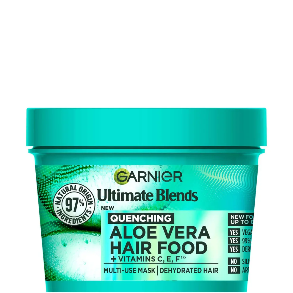 Garnier Ultimate Blends Hair Food Aloe Vera 3-in-1 Normal Hair Mask Treatment maseczka do włosów normalnych 3 w 1 390 ml Zdjęcie 1