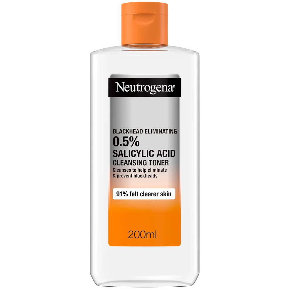 Neutrogena Blackhead Eliminating 0.5% Salicylic Acid Cleansing Toner tonik oczyszczający z kwasem salicylowym 200 ml Zdjęcie 1