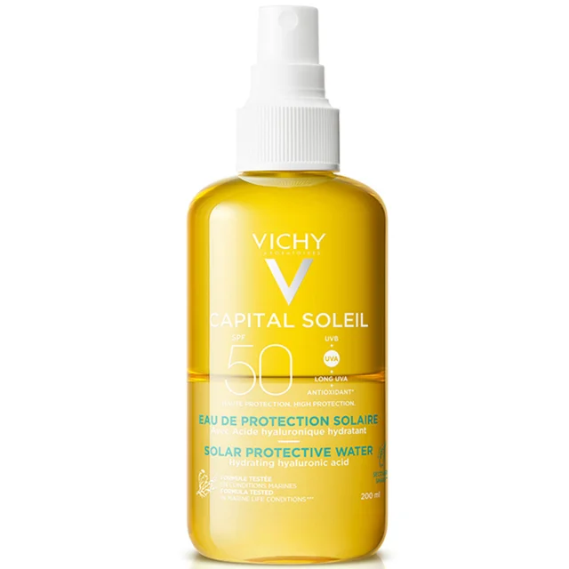 VICHY Capital Soleil Solar Protective Water Hydrating SPF50 preparat nawadniający z filtrem 200 ml