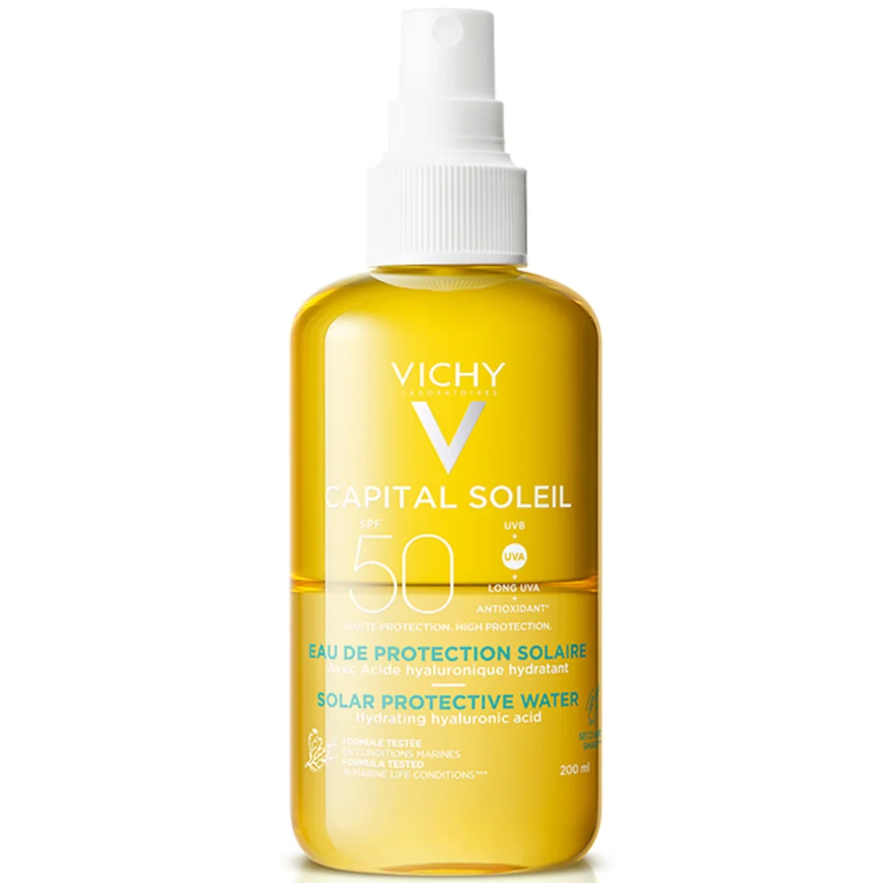 VICHY Capital Soleil Solar Protective Water Hydrating SPF50 preparat nawadniający z filtrem 200 ml Zdjęcie 1